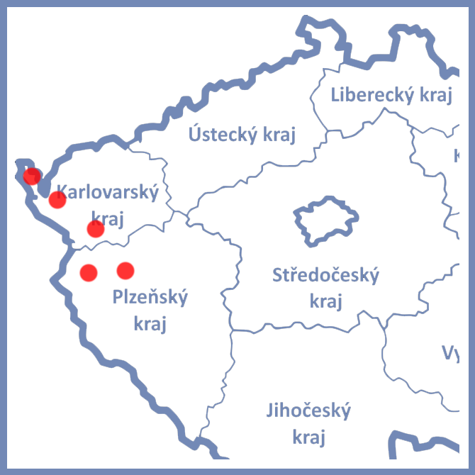 Stříbro, Tachov, M. Lázně, Aš, Cheb a okolí