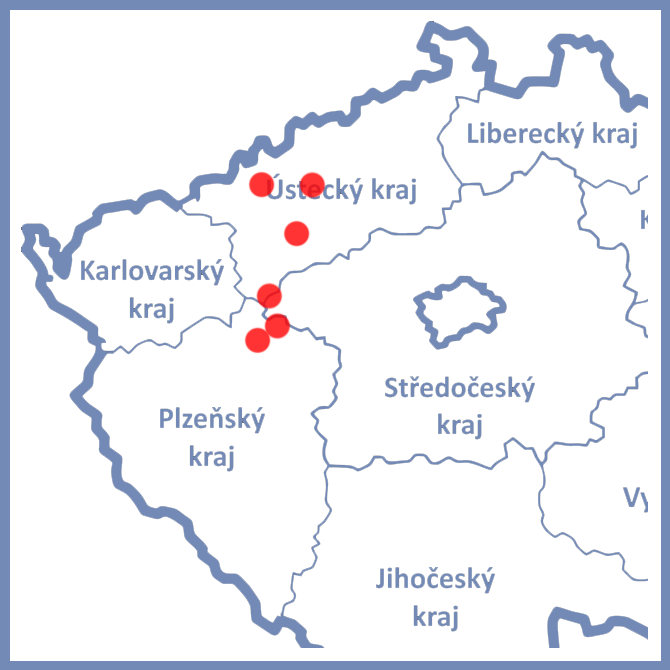 Plasy, Kralovice, Jesenice, Žatec, Most, Chomutov a okolí